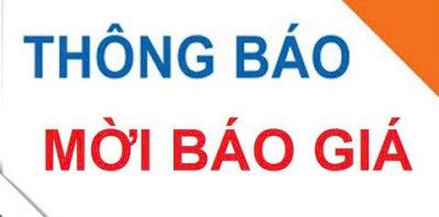 thông báo mời báo giá